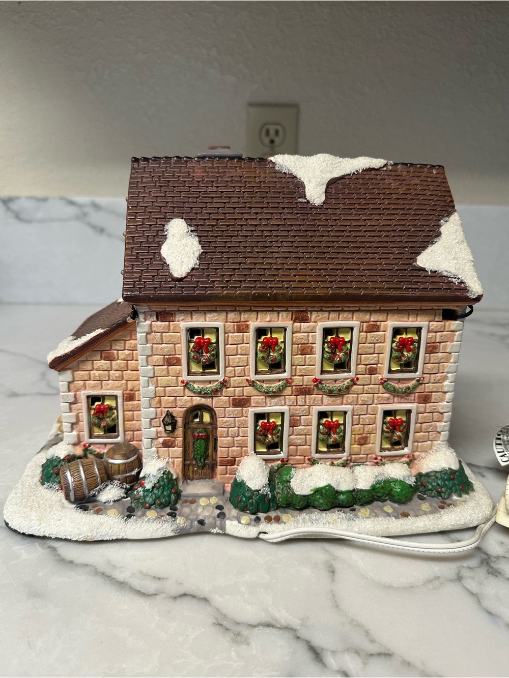 St Nicholas Square Village Collection Berry Winery Christmas House